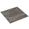 Self-Adhesive Black Marble Flooring Planks - 20 pcs, 1.86 m²