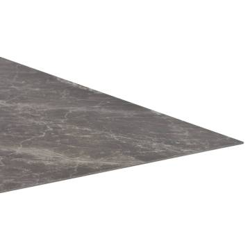 Self-Adhesive Black Marble Flooring Planks - 20 pcs, 1.86 m²