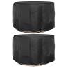 Garden Furniture Covers 2 pcs 6 Eyelets Ø125x75 cm Round Size Ø 125 x 75 cm Quantity in Package 2 