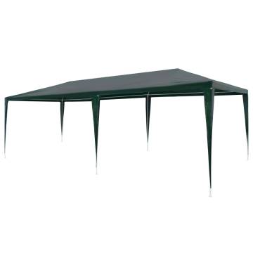 Party Tent 3x6 m PE Green - Ideal for Outdoor Gatherings