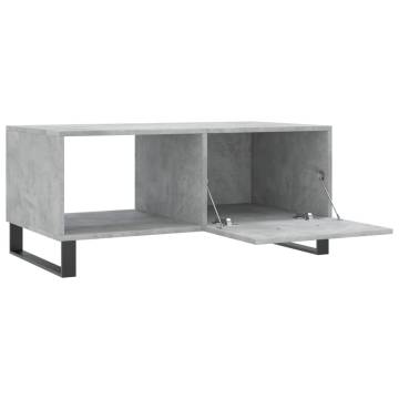 Stylish Coffee Table Concrete Grey 90x50x40 cm | HipoMarket