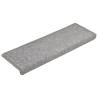 Light Grey Carpet Stair Treads - 15 pcs for Home Safety