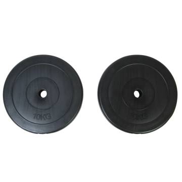 Weight Plates 2 x 10 kg - Perfect for Home Training