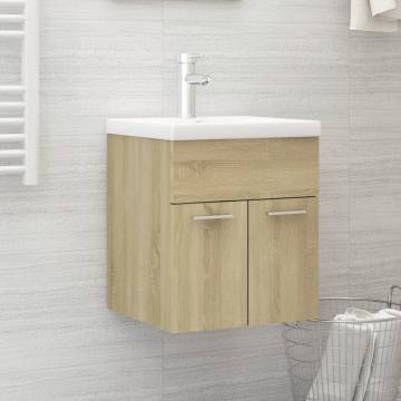 Sink Cabinet Sonoma Oak - Stylish Storage for Your Bathroom