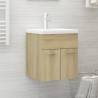 Sink Cabinet Sonoma Oak 41x38.5x46 cm Engineered Wood Colour sonoma oak Size 41 x 38.5 x 46 cm Number of 1 