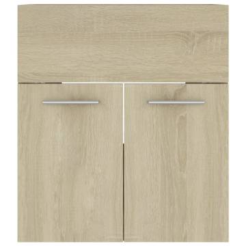 Sink Cabinet Sonoma Oak - Stylish Storage for Your Bathroom