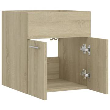 Sink Cabinet Sonoma Oak - Stylish Storage for Your Bathroom