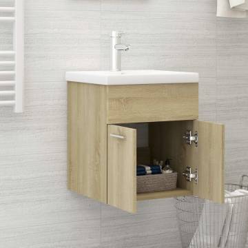 Sink Cabinet Sonoma Oak - Stylish Storage for Your Bathroom