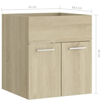 Sink Cabinet Sonoma Oak - Stylish Storage for Your Bathroom