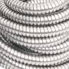 Stainless Steel Garden Hose with Spray Nozzle - 30m Silver