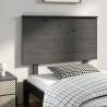 Bed Headboard Grey 94x6x82.5 cm Solid Wood Pine Colour grey Size 94 x 82.5 cm Quantity in Package 1 