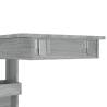 Stylish Grey Sonoma Wall Bar Table - 102x45x103.5 cm