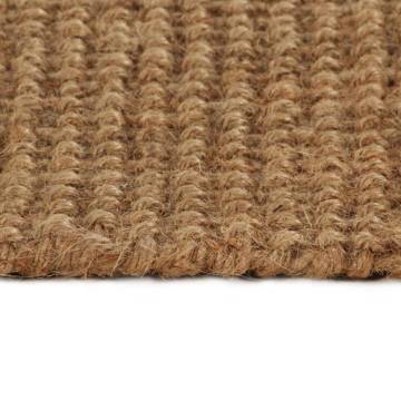 Jute Rug with Tassels 120x180 cm - Natural Home Decor