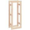 Solid Pine Firewood Rack | 41x25x100 cm | Hipo Market