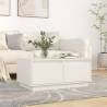 Coffee Table White 80x50x35 cm Solid Wood Pine Colour white Quantity in Package 1 