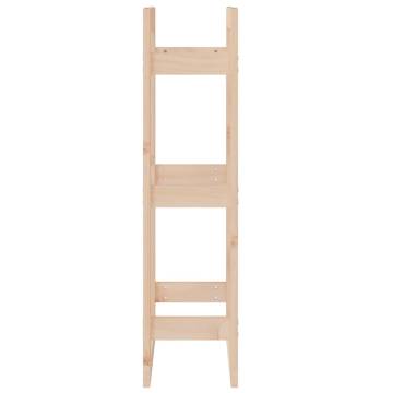 Solid Pine Firewood Rack | 41x25x100 cm | Hipo Market