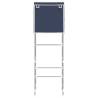 2-Tier Blue Storage Rack over Toilet - Space Saver Solution