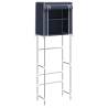 2-Tier Blue Storage Rack over Toilet - Space Saver Solution