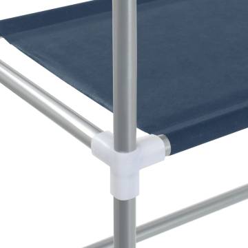 2-Tier Blue Storage Rack over Toilet - Space Saver Solution