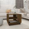 Coffee Table Smoked Oak 55x55x43 cm Engineered Wood Colour smoked oak Size 55 x 55 x 43 cm Quantity in Package 1 