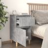 Concrete Grey Bedside Cabinet 40x35x70 cm - Stylish Storage