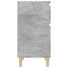 Concrete Grey Bedside Cabinet 40x35x70 cm - Stylish Storage