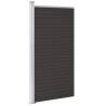 WPC Fence Panel 95x186 cm Black - Durable Garden Barrier