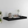 Floating Wall Shelf Black 50x23x3.8 cm MDF Colour black Size 50 x 23 x 3.8 cm Quantity in Package 1 Number of Pieces 