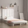 Wall Headboard White 96x3x91.5 cm Solid Wood Pine Colour white Size 96 x 91.5 cm Quantity in Package 1 