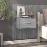 Wall-mounted Bedside Cabinet Grey Sonoma Colour grey sonoma Quantity in Package 1 