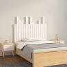 Wall Headboard White 95.5x3x80 cm Solid Wood Pine Colour white Size 95.5 x 80 cm Quantity in Package 1 