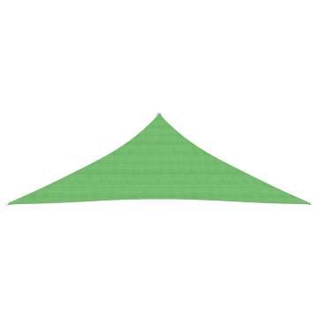 Light Green Sunshade Sail 160g/m² - 3x3x4.2 m HDPE