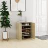 Shoe Cabinet Sonoma Oak 60x35x70 cm Engineered Wood Colour sonoma oak Quantity in Package 1 Number of Number of shelves 