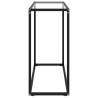 Modern Transparent Console Table - 80x35x75 cm Tempered Glass