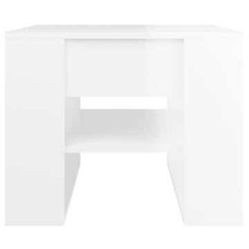 High Gloss White Coffee Table - Stylish & Functional | HipoMarket