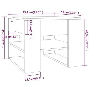 High Gloss White Coffee Table - Stylish & Functional | HipoMarket