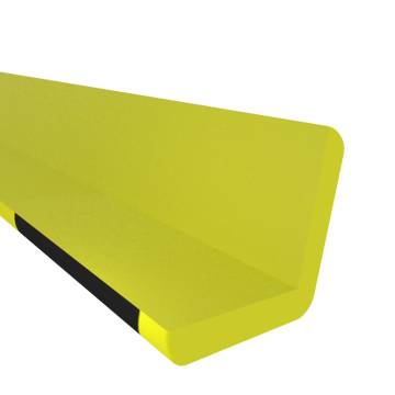 Corner Protectors 2 pcs Yellow&Black - Durable & Visible Safety