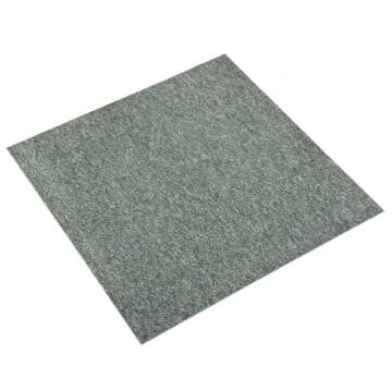 Green Carpet Floor Tiles - 20 pcs Set, 5 m² | Hipomarket