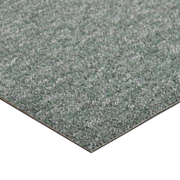 Green Carpet Floor Tiles - 20 pcs Set, 5 m² | Hipomarket