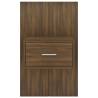 Wall-mounted Bedside Cabinet in Brown Oak | Hipomarket