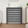 Grey Radiator Cover - Solid Wood Pine 79.5x19x84 cm