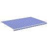 Replacement Awning Fabric Blue & White 5x3.5m - Durable & Stylish