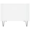 Elegant High Gloss White Coffee Table - 60x50x40 cm