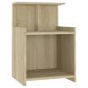 Stylish Sonoma Oak Bed Cabinets - 2 pcs | Hipomarket UK