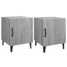 Bedside Cabinets 2 pcs Grey Sonoma - Stylish Storage Solution