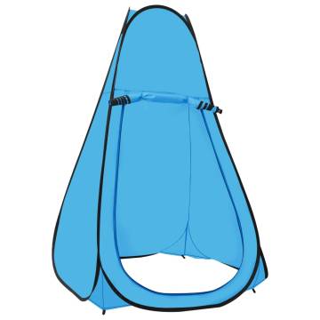 Blue Pop Up Shower Tent - Privacy for Outdoor Adventures