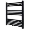 Bathroom Heating Towel Rail Radiator 600x764 mm Black