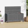 Garden Storage Box Grey 108x42.5x54 cm Solid Wood Pine Colour grey pine Size 108 x 42.5 x 54 cm 