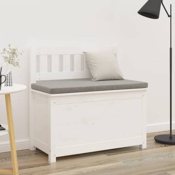 Classic White Pine Bench 80x41x77 cm | Hipo Market