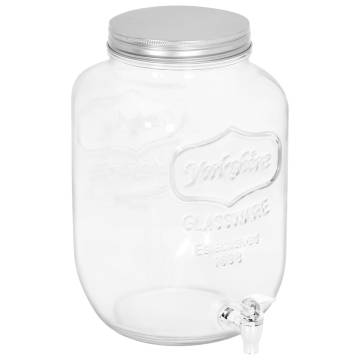 Beverage Dispenser 8050 ml Glass - Perfect for Cocktails & Lemonade